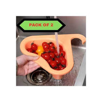 Thumbnail for Multipurpose Plastic Kitchen Sink Organizer Corner(Pack of 2)
