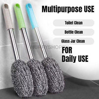 Thumbnail for Bottle Jar Toilet Cleaner Brush Scrubber�