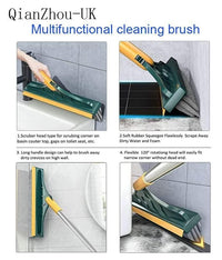 Thumbnail for Floor Brush- 2 In 1 Long Handle Wiper Stiff Bristle Floor Brush ⭐⭐⭐⭐⭐