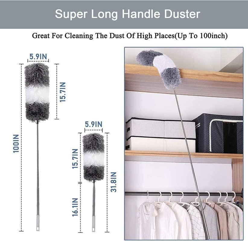 Cleaning Flexible Mop Duster for Quick and Easy Cleaning with Long Rod ⭐⭐⭐⭐⭐