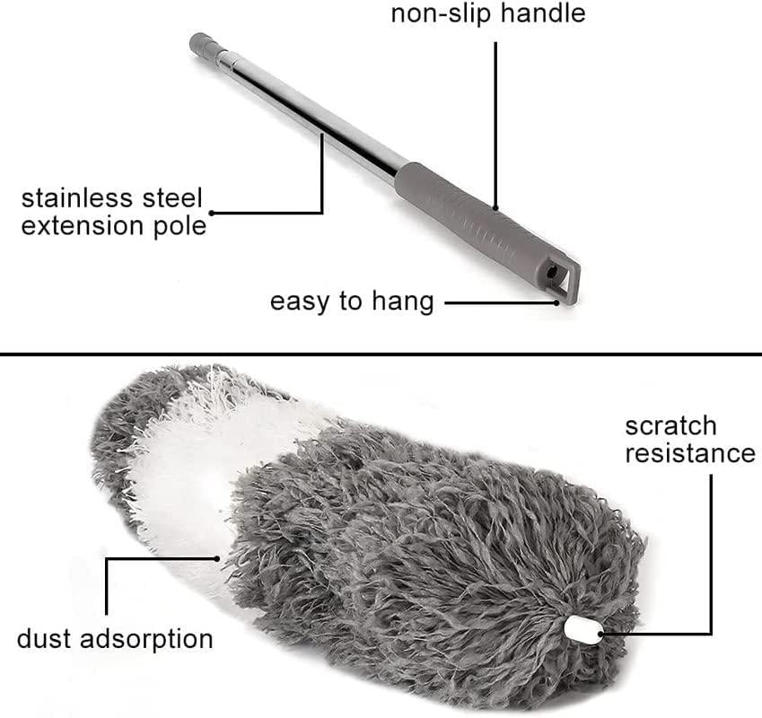 Cleaning Flexible Mop Duster for Quick and Easy Cleaning with Long Rod ⭐⭐⭐⭐⭐