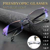 Thumbnail for Buy 1 Get 2 Free Rimless Adaptive Power Reading Glasses @ Just 499/