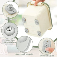 Thumbnail for Self-Adhesive Rotating Mini Wheels for Storage Boxes & Bins ⭐⭐⭐⭐⭐