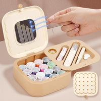 Thumbnail for Portable 2-Layer Organizer Magnetic Needle and Thread Kits Holder Basic Case