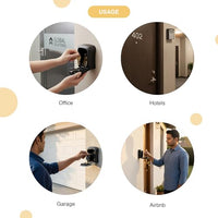 Thumbnail for Key Safe Combination Lock Box 4 Digit Outdoor Weather Resistant Key Storage Box