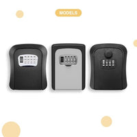 Thumbnail for Key Safe Combination Lock Box 4 Digit Outdoor Weather Resistant Key Storage Box