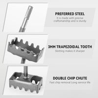 Thumbnail for Square Hole Cutter for 86-Type Electrical Box 3/8