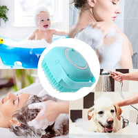 Thumbnail for SCRUBBING Soft Silicone Bath Brush With Hooks Baby Showers silicon Cleaning Brushes