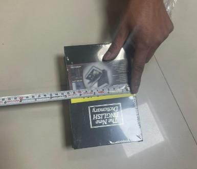 🔐📚 Book Safe with Key & Combination Locker - Secret Hidden Security Box, Lockable Penny Bank for Coins/Cash/, Hidden Safe for /Office, Disguised Valuable Asset ⭐⭐⭐⭐
