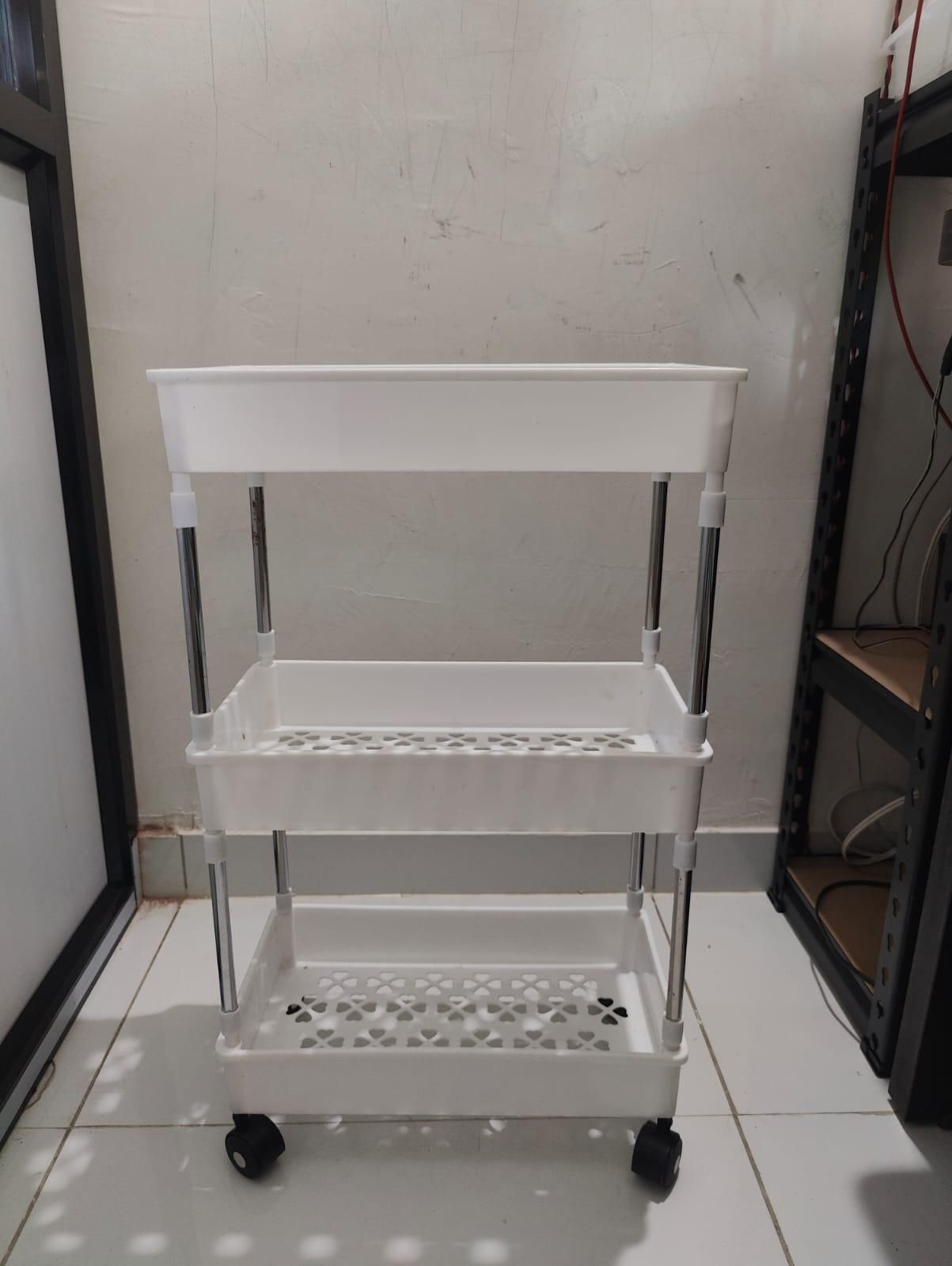 Multipurpose Storage Organizer Slim Rack Shelf With Wheels ✨✨✨✨✨
