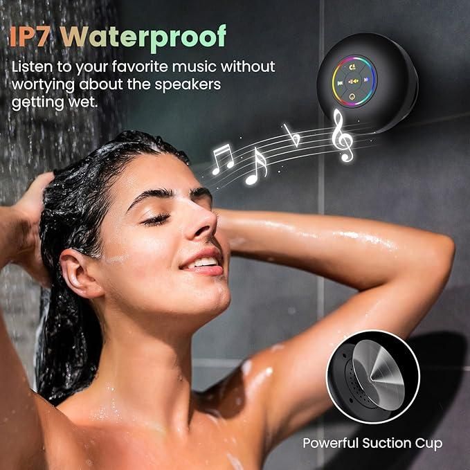 Large Suction Cup Waterproof Bluetooth Speaker ⭐⭐⭐⭐⭐