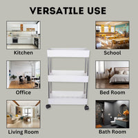 Thumbnail for Multipurpose Storage Organizer Slim Rack Shelf With Wheels ✨✨✨✨✨