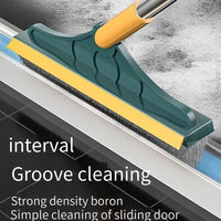 Thumbnail for 2-in-1 Bathroom Cleaning Brush with Wiper - Long Handle 120° Rotate Toilet Brush