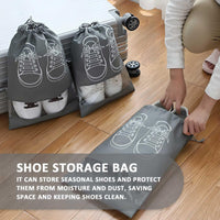 Thumbnail for Shoe Bag - Transparent Window Portable Travel Dust-Proof Shoe Bags