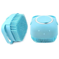 Thumbnail for SCRUBBING Soft Silicone Bath Brush With Hooks Baby Showers silicon Cleaning Brushes