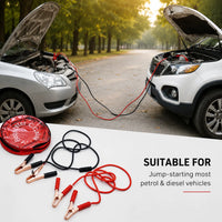 Thumbnail for Heavy-Duty Emergency Car Battery Jumper Cable