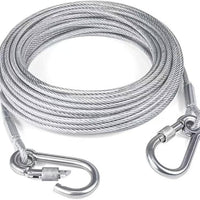 Thumbnail for Stainless Steel PVC Coated Clothesline Rope with Locking Hooks ⭐⭐⭐⭐⭐