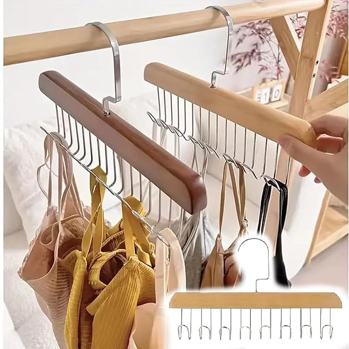 Multi Hook Coat Racks 360 Degree Space Saving Hangers