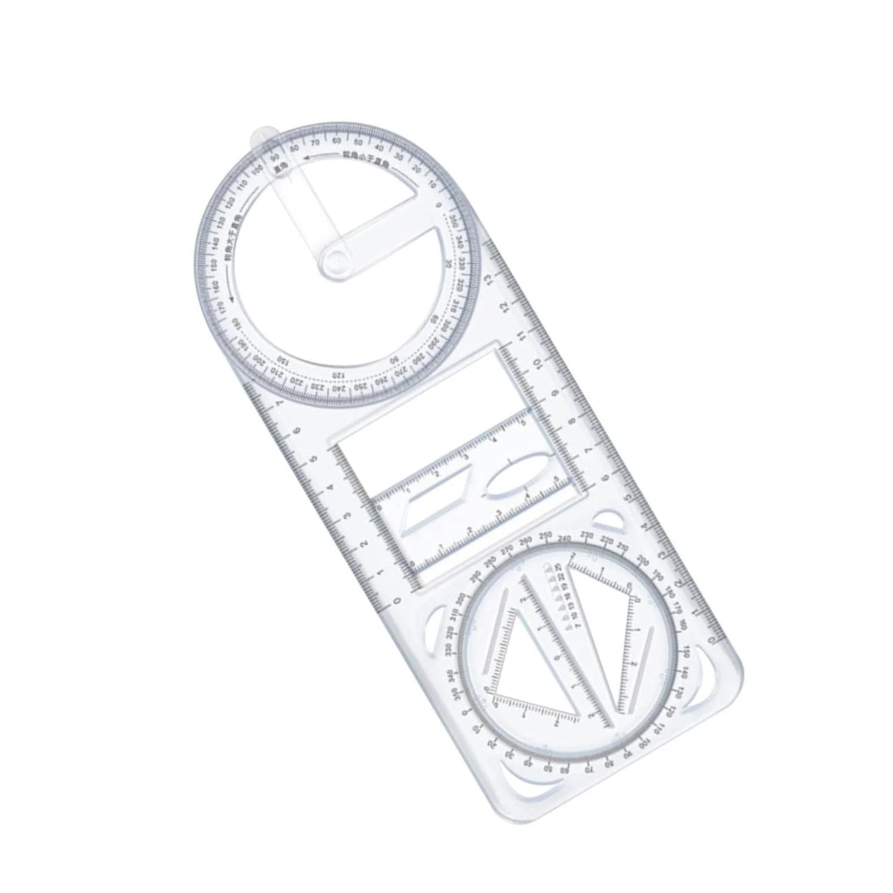 Multifunctional Geometry Ruler – Ideal for Math & Craftwork ⭐⭐⭐⭐⭐