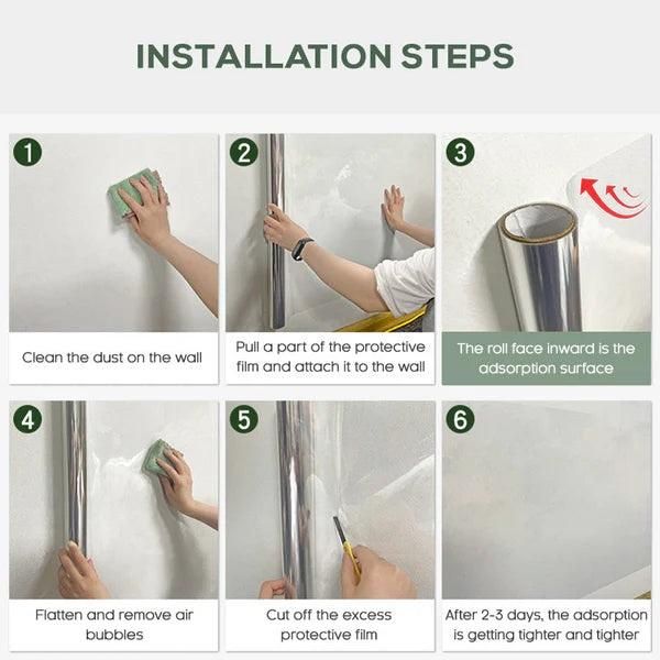 Self- Adhesive Transparent Electrostatic Wall Protection Film Buy 1 Get 1 Free ⭐⭐⭐⭐⭐