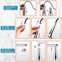 Thumbnail for 360° Rotating Tap Extender with 3 Water Flow Modes