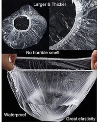 Thumbnail for Plastic Bags - Reusable Elastic Food Storage Plastic Covers (Pack of 100)