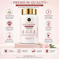 Thumbnail for Glutathione Capsules for Skin Glow | JEEVAVEDA GLUTAGLOW with NAC, Vitamin C, Astaxanthin, Hyaluronic Acid, Ceramide & CoQ10 | Beauty & Anti-Aging Supplement | 60 Veg Capsules