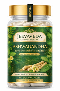 Thumbnail for Ashwagandha Gold | 5% Withanolides | 100% Pure Root Extract | Herbal Supplement | Capsules | Stress Relief, Energy & Recovery Support | 60 Capsules Pack