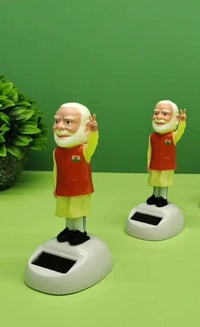 Thumbnail for Solar Waving Modi Ji Statue (Pack of 2)