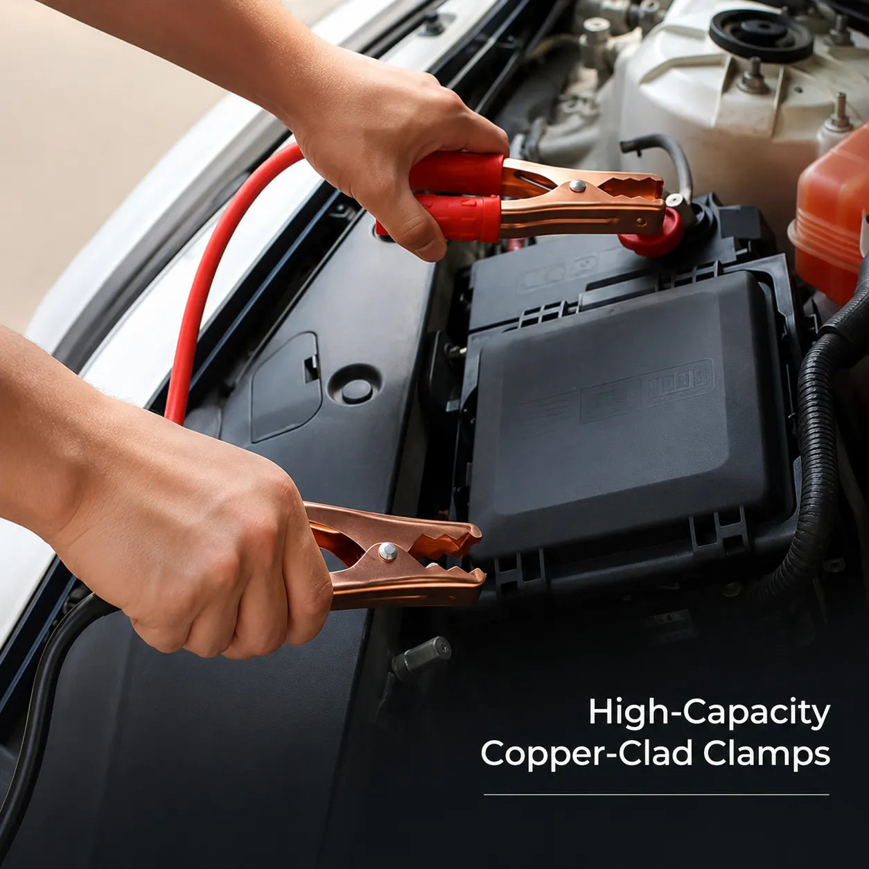 Heavy-Duty Emergency Car Battery Jumper Cable