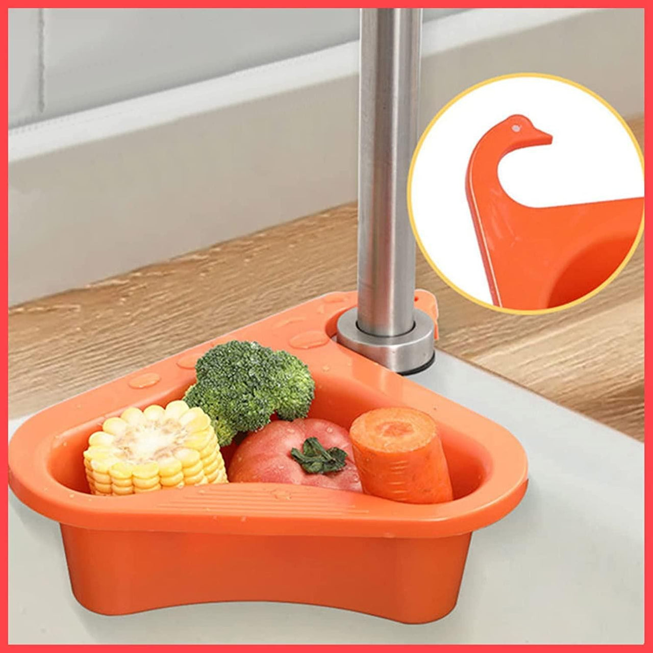 Multipurpose Plastic Kitchen Sink Organizer Corner (Pack of 2) ⭐⭐⭐⭐⭐