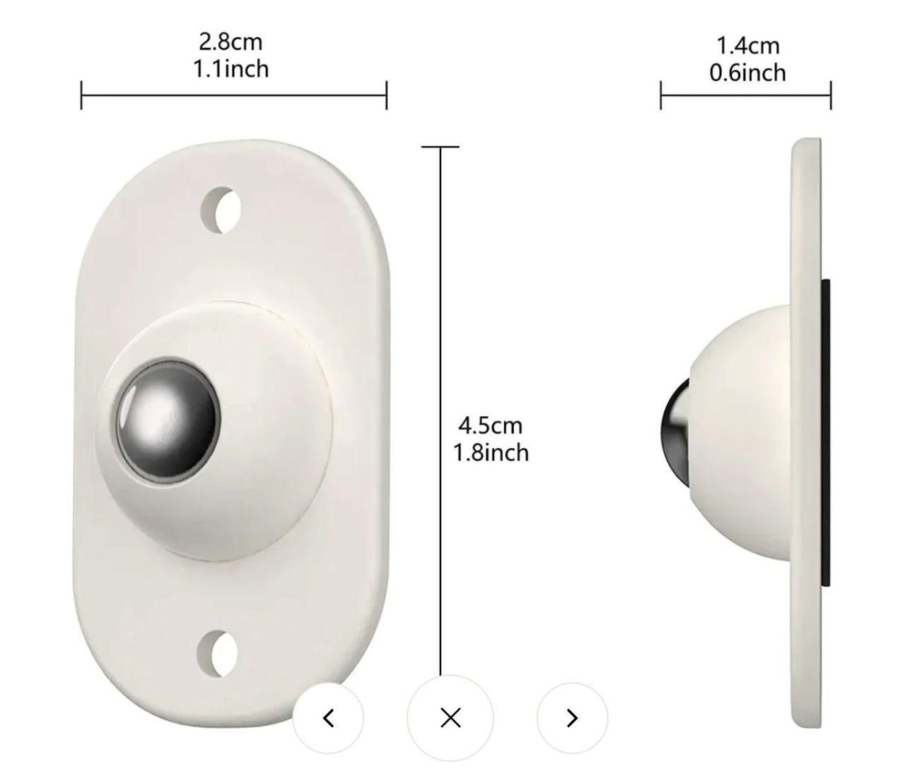 Self-Adhesive Rotating Mini Wheels for Storage Boxes & Bins ⭐⭐⭐⭐⭐