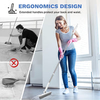 Thumbnail for 2-in-1 Bathroom Cleaning Brush with Wiper - Long Handle 120° Rotate Toilet Brush