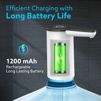 Thumbnail for Imperial Automatic Electric Water Dispenser Pump | USB Rechargeable, Portable Drinking Water Pump for Home, Kitchen, Office & Camping