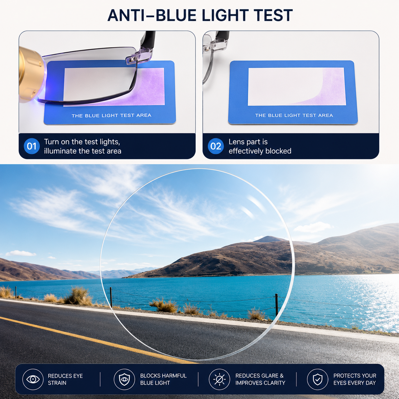 Rimless Adaptive Reading Glasses – Buy 1 Get 3 Free | Clear Vision & Lightweight