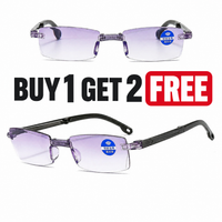 Thumbnail for VisionFold Pro™ – Folding Adaptive Power Reading Glasses | +0.5 to +2.5 | Mobile & Reading Glasses | Buy 1 Get 2 Free