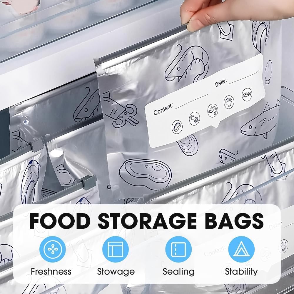 Aluminium Foil Food Storage Bags Set ⭐⭐⭐⭐⭐