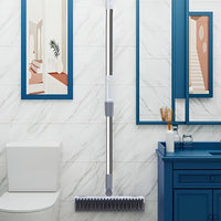 Thumbnail for 2-in-1 Bathroom Cleaning Brush with Wiper - Long Handle 120° Rotate Toilet Brush