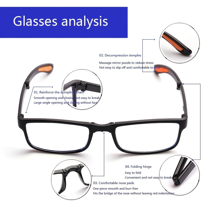 New Full Frame SmartVision Pro™ - Full Frame Foldable Adaptive Power Reading Glasses Buy 1 Get 1 Free