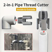 Thumbnail for Internal & External Pipe Threading Tool Pipe Threading Die Head for Electric Drill