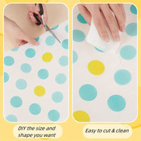 Thumbnail for Multicolor Antibacterial Shelf & Drawer Liner Roll - Waterproof, Non-Slip Foam Mat for Cabinets and Wardrobes (30 x 300 cm)