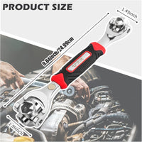 Thumbnail for Universal Wrench 52 in 1 Socket Wrench Multifunction Wrenches Tool with 360° Rotating Head