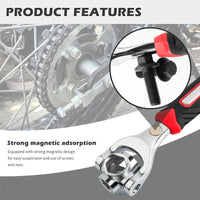 Thumbnail for Universal Wrench 52 in 1 Socket Wrench Multifunction Wrenches Tool with 360° Rotating Head