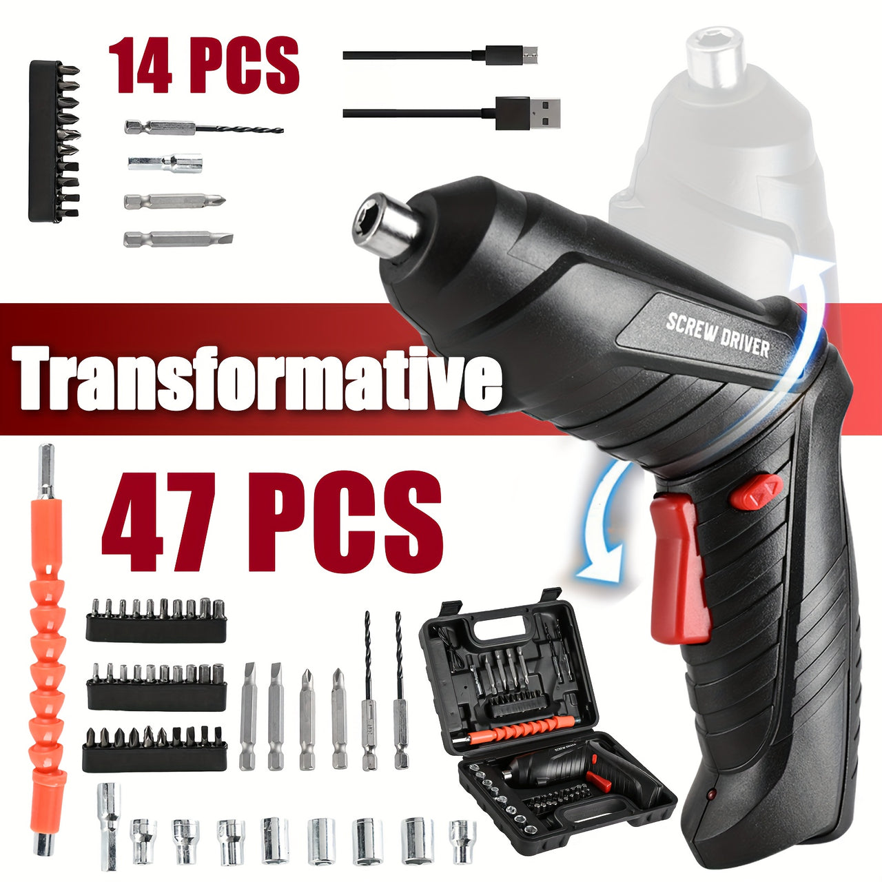 47 in 1 Electric Screwdriver Star ⭐⭐⭐⭐⭐
