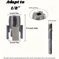 Thumbnail for Internal & External Pipe Threading Tool Pipe Threading Die Head for Electric Drill