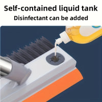 Thumbnail for 2-in-1 Bathroom Cleaning Brush with Wiper - Long Handle 120° Rotate Toilet Brush