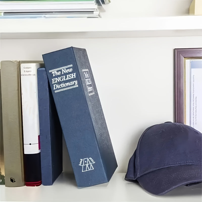 🔐📚 Book Safe with Key & Combination Locker - Secret Hidden Security Box, Lockable Penny Bank for Coins/Cash/, Hidden Safe for /Office, Disguised Valuable Asset ⭐⭐⭐⭐