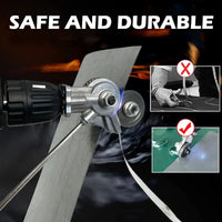 Thumbnail for Electric Drill Plate Cutter Sheet Metal Cutting Plate Punching Scissors Sheet Metal Cutting Tool Free Cutting Tool Nibbler