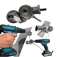 Thumbnail for Electric Drill Plate Cutter Sheet Metal Cutting Plate Punching Scissors Sheet Metal Cutting Tool Free Cutting Tool Nibbler
