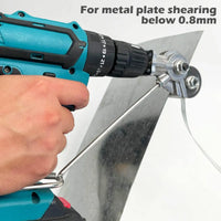 Thumbnail for Electric Drill Plate Cutter Sheet Metal Cutting Plate Punching Scissors Sheet Metal Cutting Tool Free Cutting Tool Nibbler